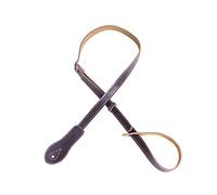 Rayzm Mandolin Strap, Genuine Leather Strap with Suede Backing, Quality Leather Belt for Mandolin/Ukulele, Adjustable Length (Brown)