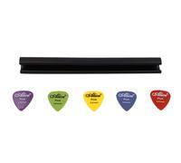 Rayzm Microphone Stand Guitar Picks Holder with 5 Plectrums, 18cm Rubb