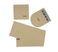 Rayzm Piano Keyboard Cleaning Care Set, Beige Anti-Dust Piano Keyboard Cover, Moisture-Proof Double-Sided Key Cover Cloth for 88 Keys Keyboard Piano, Pack of 3