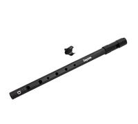 Rayzm Tin Whistle/Irish Whistle, D-Key 6-Hole Aluminum Penny Whistle for Beginners (Black)