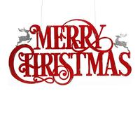Raz 36" Large Metal Merry Christmas Sign 3725937