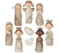 RAZ Imports 9 Pc. Faux Knit Nativity
