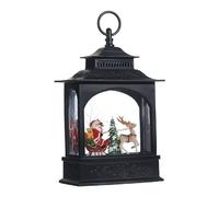 Raz Imports Holiday Water Lanterns 11" Santa in Sleigh Lighted Water Lantern - Premium Christmas Holiday Home Decor