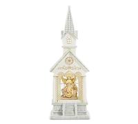 RAZ Imports Holy Family Lighted Water Church Figurine, Plastic and Resin, 11-inch Height, Christmas, Home Décor