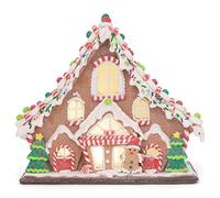 RAZ Imports Kringle Candy Co. 11.5" Gingerbread Lighted Lodge