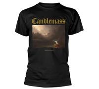 Razamataz Candlemass 'Nightfall' Unisex Short Sleeve T-Shirt (UK, Alpha, M, Regular, Regular, Black)