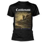 Razamataz Candlemass 'Tales of Creation' Unisex Short Sleeve T-Shirt (UK, Alpha, XXL, Regular, Regular, Black)