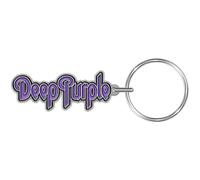 razamataz Deep Purple Logo Metal Keyring, Official Band Merchandise