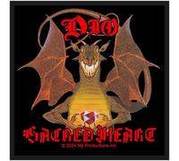 Razamataz Woven Patch - Dio Sacred Heart Band Logo - Accessory Size - Black