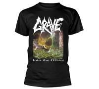 Razamataz Grave 'Into The Grave' (Black) T-Shirt (as8, Alpha, x_l, Regular, Regular)
