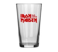 Razamataz Iron Maiden Est 1975 Drinking Glass