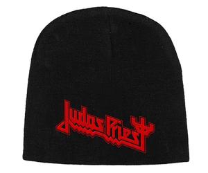 Razamataz Judas Priest Band Logo Embroidered Beanie Hat Size One Size Black