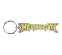 Razamataz MEGADETH # 4 SO FAR SO GOOD KEYCHAIN KEYRING yellow unisex