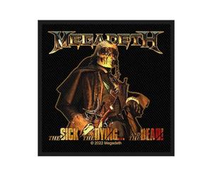 Razamataz Megadeth The Sick The Dying And The Dead Band Sew-On Patch Approx. 10 x 10 cm