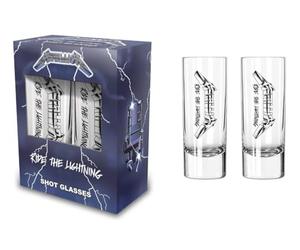 Razamataz Metallica Shot Glasses Ride The Lighting Set of 2 6 cl