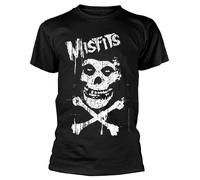 Razamataz Misfits 'Bones' (Black) T-Shirt M Black