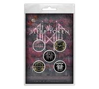 Razamataz Sleep Token Even In Arcadia Button Badge Pack One Size