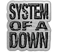 razamataz System Of Down Band Logo Pin Badge One Size