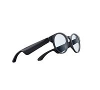 Razer Anzu Smart Glasses (Round, Small Glasses) - Audio Glasses with Blue Light/UV Protective Lenses (Low Latency, Intergrated Mic and Speakers, Touch Enabled, IPX4 Water Ressistant) Black