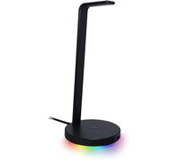 Razer Base Station V2 Chroma - Chroma Enabled Headset Stand with 3.1 USB Hub and 7.1 Surround Sound (2 USB 3.1 Ports, Intergrated Headset Stand, Non-Slip Base, Chroma RGB) Black
