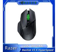 Razer Basilisk V3 X HyperSpeed Customizable Wireless Gaming Mouse RGB Lighting (2.4 GHz) and Bluetooth 18K DPI Optical Sensor black