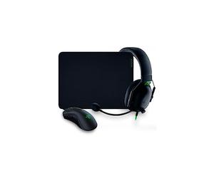 Razer Battle Bundle - DeathAdder V2 -BlackShark V2 X- Gigantus V2 M, USB, for Game Console - Black