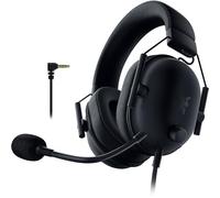 Razer BlackShark V2 X (PlayStation) - Wired e-sports headset for PlayStation 5 console (250g, cardioid microphone, 50mm drivers, passive noise cancellation, 3.5mm jack) Quartz