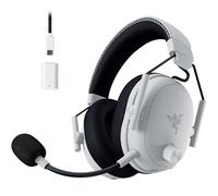 Razer BlackShark V3 Pro Wireless ANC Gaming Headset for PC: Full Band Mic - 50mm Drivers - 2.4 GHz, Bluetooth, USB, 3.5mm - Works with Mac, PS5, Nintendo Switch, Smartphone - 70 Hr Battery - White