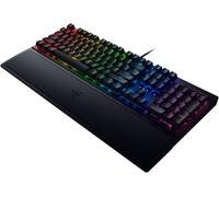 Razer BlackWidow V3 (Green Switch) - Mechanical Gaming Keyboard (Clicky Mechanical Switches, Doubleshot ABS Keycaps, Multi-Function Digital Roller and Media Key, Wrist Rest) UK Layout | Black