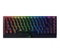 Razer BlackWidow V3 Mini HyperSpeed 65% Wireless Mechanical Gaming Keyboard: HyperSpeed Wireless Technology - Green Mechanical Switches- Tactile & Clicky - Doubleshot ABS keycaps - 200Hrs Battery Life
