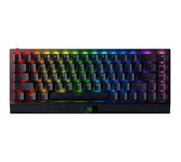 Razer BlackWidow V3 Mini HyperSpeed (Yellow Switch) - Wireless 65% Mechanical Gaming Keyboard (Silent Mechanical Switches, Bluetooth, USB-C, Stealth Pudding Keycaps) US Layout | Black