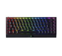 Razer BlackWidow V3 Mini HyperSpeed (Yellow Switch) - Wireless 65% Mechanical Gaming Keyboard (Silent Mechanical Switches, Bluetooth, USB-C, Stealth Pudding Keycaps) QWERTY UK Layout | Black