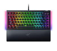 Razer BlackWidow V4 75% Mechanical Gaming Keyboard: Hot-Swappable Design - Compact & Durable - Orange Tactile Switches - Chroma RGB - MF Roller & Media Keys - Comfortable Wrist Rest - Black