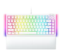 Razer BlackWidow V4 75% Mechanical Gaming Keyboard: Hot Swappable Design - Compact & Durable - Orange Tactile Switches - Chroma RGB - Roller & Media K