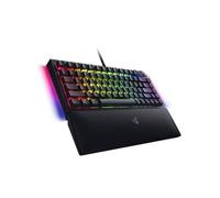 Razer BlackWidow V4 75% - Hot-swappable Mechanical Gaming Keyboard (Compact 75 percentage Layout, 2-side Underglow, Multi-function Roller and Media Keys, Magnetic Plush Wrist Rest) US-Layout | Black