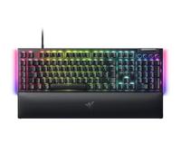 Razer BlackWidow V4 Mechanical Gaming Keyboard, Chroma RGB (Mechanical Switches, Green, 6 Dedicated Macro Keys, ABS Keys) FR Layout | Black