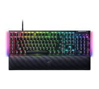 Razer BlackWidow V4 Mechanical Gaming Keyboard: Yellow Switches Linear & Silent - Chroma RGB - 6 Macro Keys - Magnetic Wrist Rest - Doubleshot ABS Keycaps - Roller & Media Keys - Snap Tap