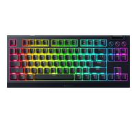 Razer BlackWidow V4 Tenkeyless HyperSpeed (Orange Tactile Switches) - Wireless Hot-swappable Gaming Keyboard - Bluetooth & HyperSpeed 1000Hz - Snap Tap - QWERTY US-Layout | Black