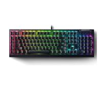Razer BlackWidow V4 X - Mechanical Gaming Keyboard: Yellow Switches Linear & Silent - 6 Dedicated Macro Keys - Chroma RGB - Doubleshot ABS Keycaps - Media Controls - Sound Dampening & Stabilizers