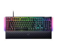 Razer BlackWidow V4 (Yellow Switch) - Mechanical Gaming Keyboard with Razer Chroma RGB (Silent Mechanical Switches, 6 Dedicated Macro Keys, Doubleshot ABS Keycaps) US Layout | Black
