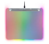 Razer Firefly V2 Pro Phantom White - Fully illuminated gaming mouse mat - Chroma RGB - Micro-textured surface - Non-slip base - USB hub - 360 x 278 mm | Phantom White Edition