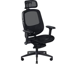 Razer Fujin Pro - Fully customisable gaming chair with ultra robust, breathable mesh (Synchro-Tilt technology, 2-D lumbar support, ultra robust aluminium alloy frame) Black