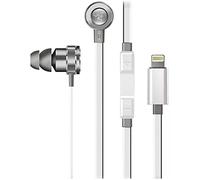Razer Hammerhead Earbuds for iOS DAC - Custom-Tuned Dual-Driver Technology - In-Line Mic & Volume Control - Aluminum Frame - Lightning Connector - Mercury White