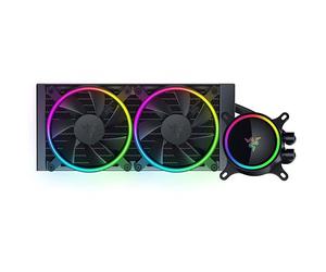 Razer Hanbo Chroma (240mm) - All In One aRGB Chroma Liquid Cooler (Ultimate AIO Design, Quiet, Powerful aRGB Fans, Silent and Efficient Liquid Cooling, PWM Support) Chroma