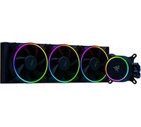 Razer Hanbo Chroma RGB All-In-One Liquid Cooler aRGB Pump Cap: Ultimate AIO Design - Quiet, Powerful aRGB Fans - Silent, Efficient Liquid Cooling - PWM Fan Controller Support - RGB Chroma aRGB - 360MM
