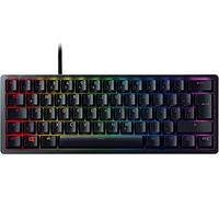 Razer Huntsman Mini (Purple Switch) - Compact 60% Gaming Keyboard (Clicking Optical-Mechanical Switches, Doubleshot PBT Keycaps, Removable USB-C Cable) QWERTZ DE Layout | Black
