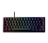 Razer Huntsman Mini (Purple Switch) - Compact 60% Gaming Keyboard (Clicking Optical-Mechanical Switches, Doubleshot PBT Keycaps, Removable USB-C Cable) QWERTZ DE Layout | Black