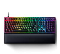 Razer Huntsman V2 Optical Gaming Keyboard: Fastest Clicky Optical Switches w/Quick Keystrokes & 8000Hz Polling Rate - Doubleshot PBT Keycaps - Dedicated Media Keys & Dial - Ergonomic Wrist Rest