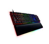 Razer Huntsman V2 Optical Gaming Keyboard: Fastest Linear Optical Switches Gen-2 w/Sound Dampeners & 8000Hz Polling Rate - Doubleshot PBT Keycaps - Dedicated Media Keys & Dial - Ergonomic Wrist Rest