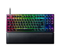 Razer Huntsman V2 Tenkeyless (Red Switch) - Optical Gaming Keyboard (Linear Optical Switches Gen-2, Doubleshot PBT Keycaps, Ergonomic Wrist Rest) UK Layout | Black